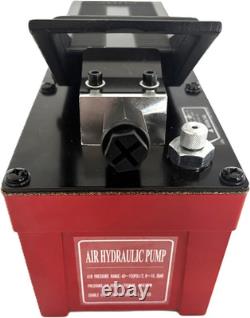 Air Hydraulic Pump 0.45 Gal 10,000 PSI Reservoir NPT 3/8 Oil Outlet, NPT 1/4 I