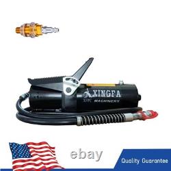 Air Hydraulic Pump 10000PSI 1.7L, with Air Line Lubricator Air Actuated Foot Pump