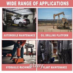 Air Hydraulic Pump 10000PSI 1.7L, with Air Line Lubricator Air Actuated Foot Pump
