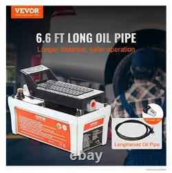 Air Hydraulic Pump 10000 PSI 1/2 Gal Reservoir Foot Actuated 6.6 ft Pipe for