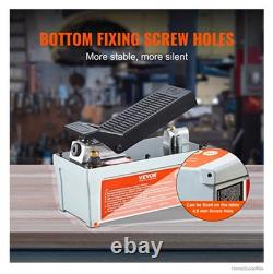 Air Hydraulic Pump 10000 PSI 1/2 Gal Reservoir Foot Actuated 6.6 ft Pipe for