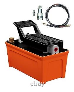 Air Hydraulic Pump 10000 PSI, 1.6L Foot Actuated Hydraulic Pump Air Treadle f