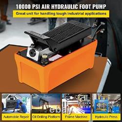 Air Hydraulic Pump 10000 PSI Air Over Hydraulic Pump 1/2 Gal Reservoir Air
