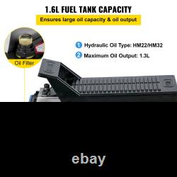 Air Hydraulic Pump 10000 PSI Air Over Hydraulic Pump 1/2 Gal Reservoir Air Trea