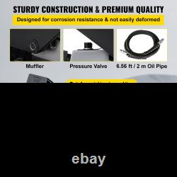 Air Hydraulic Pump 10000 PSI Air Over Hydraulic Pump 1/2 Gal Reservoir Air Trea