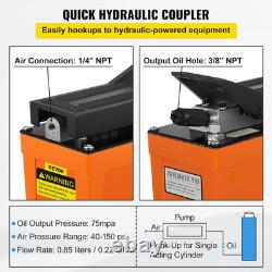 Air Hydraulic Pump 10000 PSI Air over Hydraulic Pump 1/2 Gal Reservoir