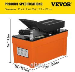 Air Hydraulic Pump 10000 PSI Air over Hydraulic Pump 1/2 Gal Reservoir