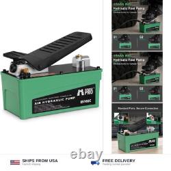 Air Hydraulic Pump, 10000 PSI High Pressure Output, Foot Pedal Pump, Green