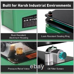 Air Hydraulic Pump, 10000 PSI High Pressure Output, Foot Pedal Pump, Green
