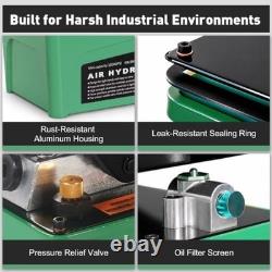 Air Hydraulic Pump, 10000 PSI High Pressure Output, Foot Pedal Pump, Green