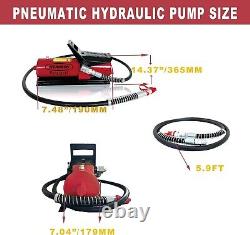 Air Hydraulic Pump 10000 PSI, NPT 3/8 Oil Outlet, NPT 1/4 Inlet
