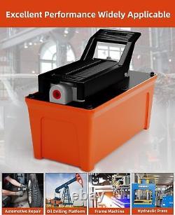 Air Hydraulic Pump 10000 Psi, 1.6L Foot Actuated Hydraulic Pump Air Treadle