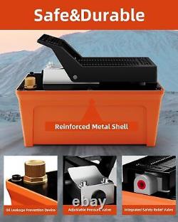 Air Hydraulic Pump 10000 Psi, 1.6L Foot Actuated Hydraulic Pump Air Treadle