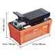 Air Hydraulic Pump 10,000psi 1/2gal Reservoir Foot Actuated Air Treadle For Auto