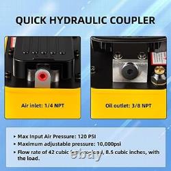 Air Hydraulic Pump 10,000PSI, Air Hydraulic Foot Pump