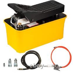 Air Hydraulic Pump 10,000PSI, Air Hydraulic Foot Pump 1/2 Gal Reservoir, Air