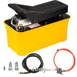 Air Hydraulic Pump 10,000PSI, Air Hydraulic Foot Pump 1/2 Gal Reservoir, Air