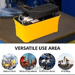 Air Hydraulic Pump 10,000PSI, Air Hydraulic Foot Pump 1/2 Gal Reservoir, Air