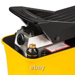 Air Hydraulic Pump 10,000PSI, Air Hydraulic Foot Pump 1/2 Gal Reservoir, Air