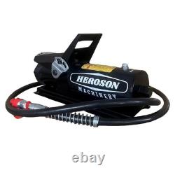 Air Hydraulic Pump, 10,000 PSI, 0.7L Reservoir, NPT 3/8 Oil Outlet, NPT 1/4 In