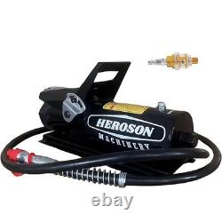 Air Hydraulic Pump, 10,000 PSI, 0.7L Reservoir, NPT 3/8 Oil Outlet, NPT 1/4 In