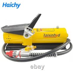 Air Hydraulic Pump 10,000 PSI 10 Ton Porta Power Hydraulic Air Foot Pump, Yellow