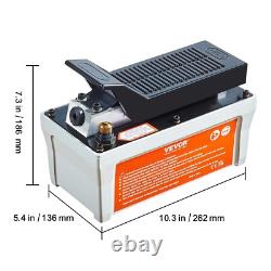 Air Hydraulic Pump 10,000 PSI 1/2 Gal Reservoir Foot Actuated Air Treadle
