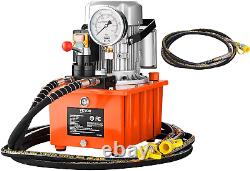 Air Hydraulic Pump, 10,000 PSI 1/2 Gal Reservoir, NPT 3/8 Oil Outlet, NPT 1/4