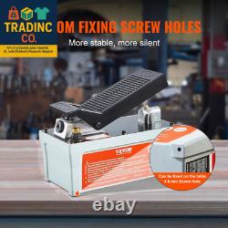 Air Hydraulic Pump, 10,000 PSI 1/2 Gal Reservoir, NPT 3/8 Oil Outlet, NPT 1/4