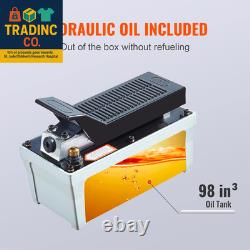 Air Hydraulic Pump, 10,000 PSI 1/2 Gal Reservoir, NPT 3/8 Oil Outlet, NPT 1/4