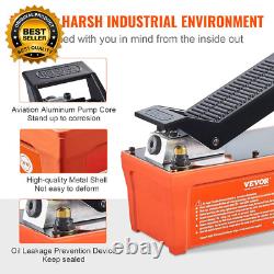 Air Hydraulic Pump, 10,000 PSI 1/2 Gal Reservoir, NPT 3/8 Oil Outlet, NPT 1/4