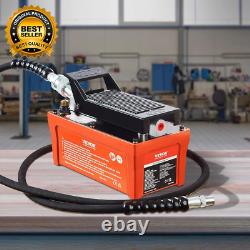 Air Hydraulic Pump, 10,000 PSI 1/2 Gal Reservoir, NPT 3/8 Oil Outlet, NPT 1/4