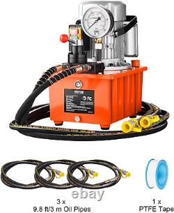 Air Hydraulic Pump, 10,000 PSI 1/2 Gal Reservoir, NPT 3/8 Oil Outlet, NPT 1/4
