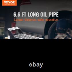 Air Hydraulic Pump, 10, 000 PSI 1/2 Gal Reservoir, NPT 3/8 Oil Outlet, Orange