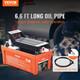 Air Hydraulic Pump, 10, 000 Psi 1/2 Gal Reservoir, Npt 3/8 Oil Outlet, Orange