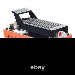 Air Hydraulic Pump, 10, 000 PSI 1/2 Gal Reservoir, NPT 3/8 Oil Outlet, Orange