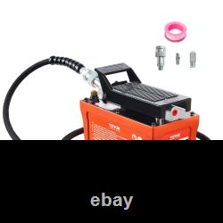 Air Hydraulic Pump, 10, 000 PSI 1/2 Gal Reservoir, NPT 3/8 Oil Outlet, Orange