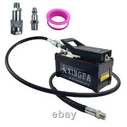 Air Hydraulic Pump 10,000 PSI, 1.7L Reservoir, NPT 3/8 Oil Outlet, Black