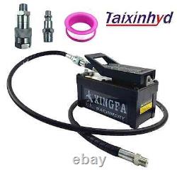 Air Hydraulic Pump 10,000 PSI, 1.7L Reservoir, NPT 3/8 Oil Outlet, Black