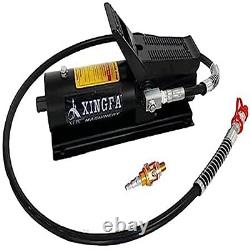 Air Hydraulic Pump 10,000 PSI 1.7L Reservoir NPT 3/8 Oil Outlet, Black