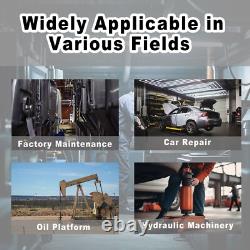 Air Hydraulic Pump 10,000 PSI, 1.7L Reservoir, NPT 3/8 Oil Outlet, Black