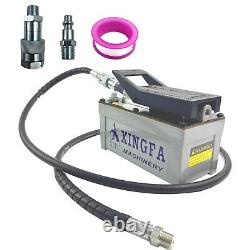 Air Hydraulic Pump 10,000 PSI, 1.7L Reservoir, NPT 3/8 Oil Outlet, Gray