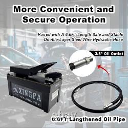 Air Hydraulic Pump 10,000 PSI, 1.7L Reservoir, NPT 3/8 Oil Outlet, NPT 1/4