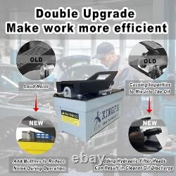 Air Hydraulic Pump 10,000 PSI, 1.7L Reservoir, NPT 3/8 Oil Outlet, NPT 1/4