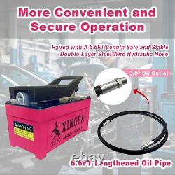 Air Hydraulic Pump 10,000 PSI, 1.7L Reservoir, NPT 3/8 Oil Outlet, NPT 1/4