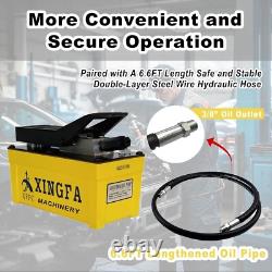 Air Hydraulic Pump 10,000 PSI, 1.7L Reservoir, NPT 3/8 Oil Outlet, NPT 1/4