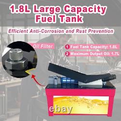 Air Hydraulic Pump 10,000 PSI, 1.7L Reservoir, NPT 3/8 Oil Outlet, NPT 1/4