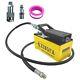 Air Hydraulic Pump 10,000 Psi, 1.7l Reservoir, Npt 3/8 Oil Outlet, Yellow