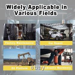 Air Hydraulic Pump 10,000 PSI, 1.7L Reservoir, NPT 3/8 Oil Outlet, Yellow