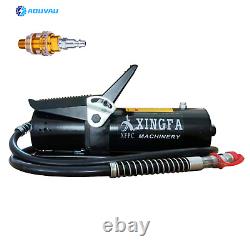 Air Hydraulic Pump 10,000 PSI, 1.7L with Air Line Lubricator, Black